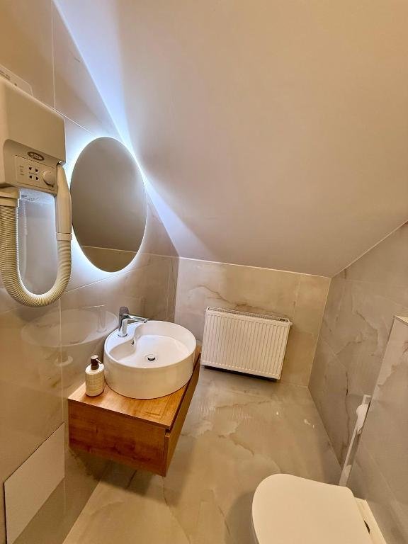 Triple Room 3 Twin Beds — kupaonica detalj, Vila Vladorena